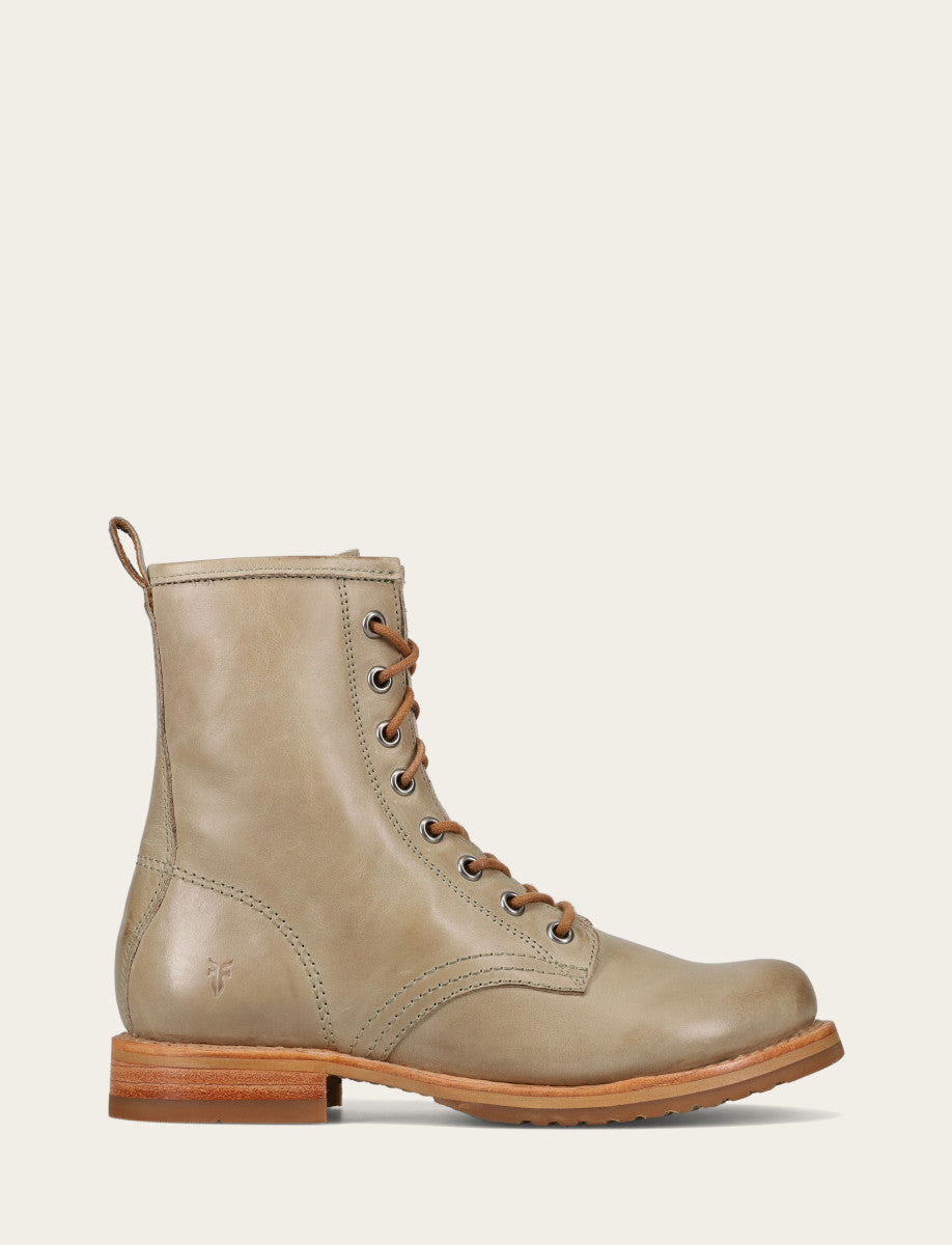 Frye Women's Eucalyptus Veronica Flex Combat Boot Eucalyptus