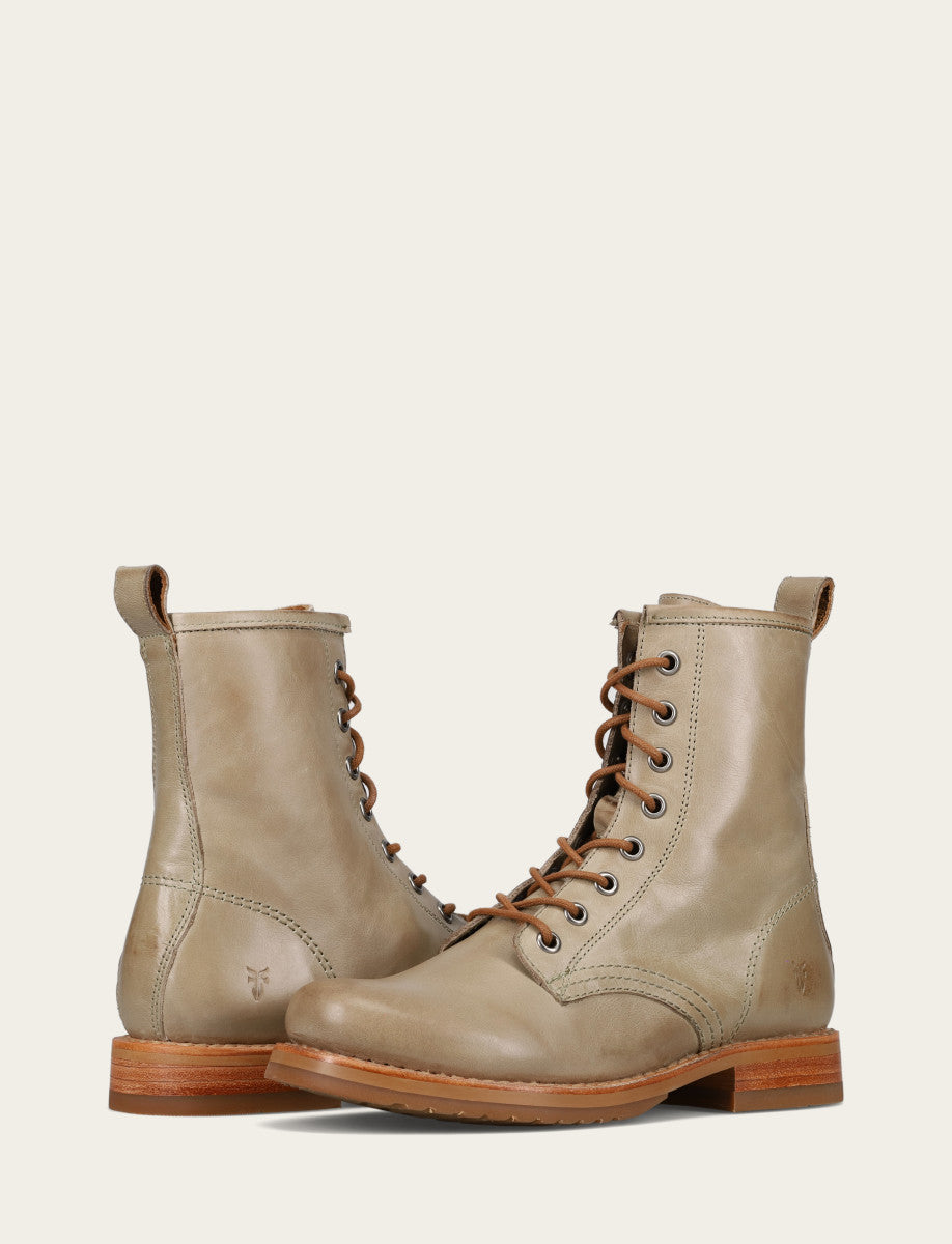 Frye Women's Eucalyptus Veronica Flex Combat Boot Eucalyptus