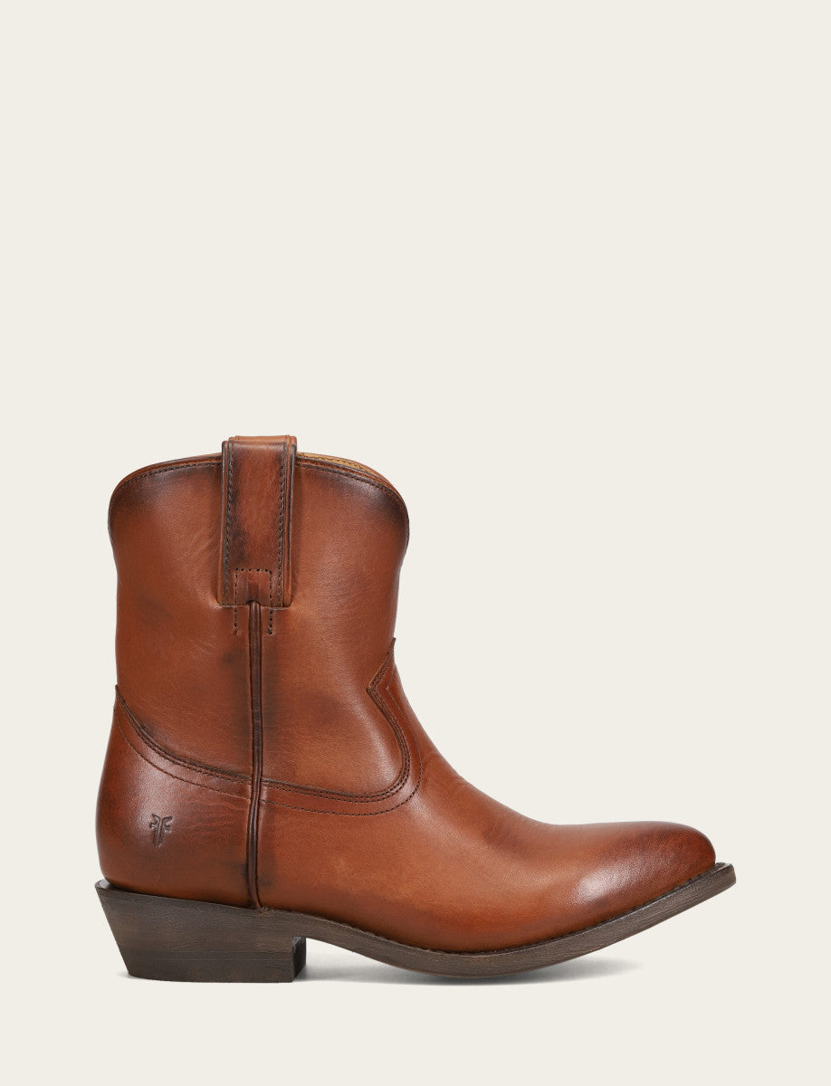 Frye Women's Cognac Billy Short Booties Cognac