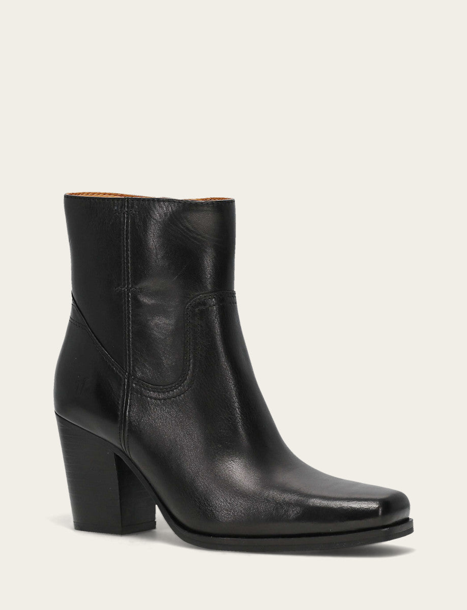 Frye Women's Black Shiloh Zip Booties Black