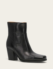 Frye Women's Black Shiloh Zip Booties Black
