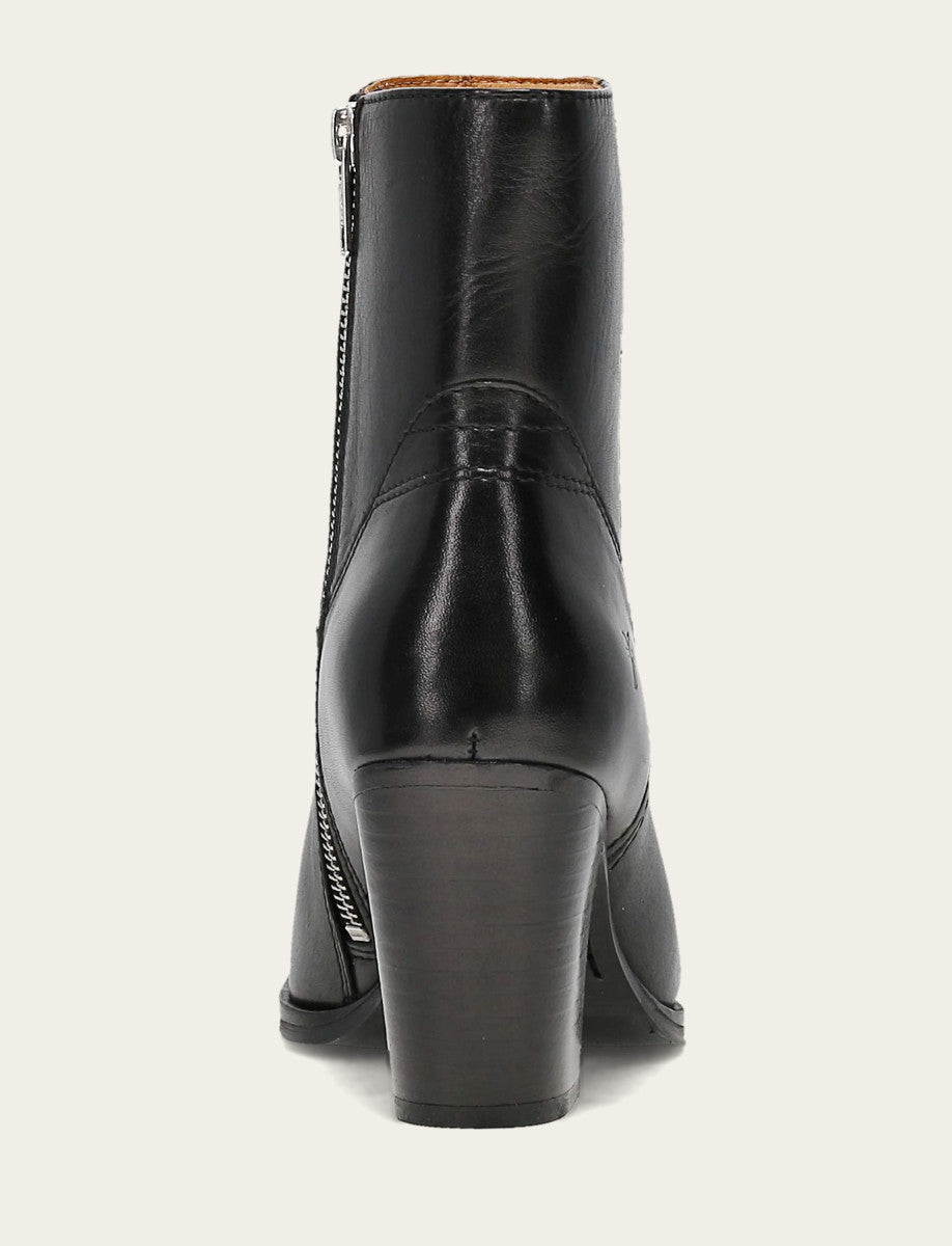 Frye Women's Black Shiloh Zip Booties Black