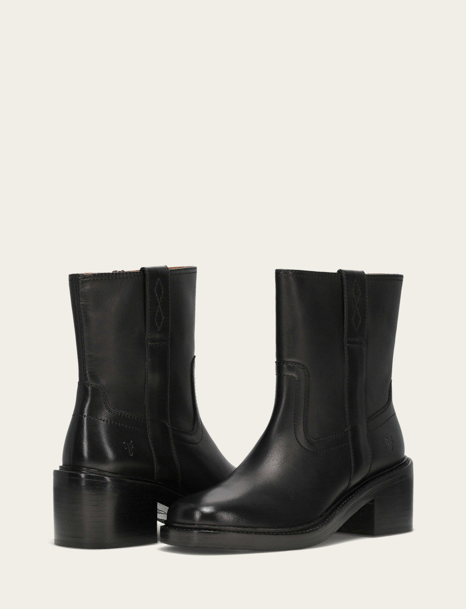 Frye Women's Black Kate Short Inside Zip Boot Black