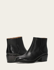 Frye Women's Black Carson 2 Piping Booties Black