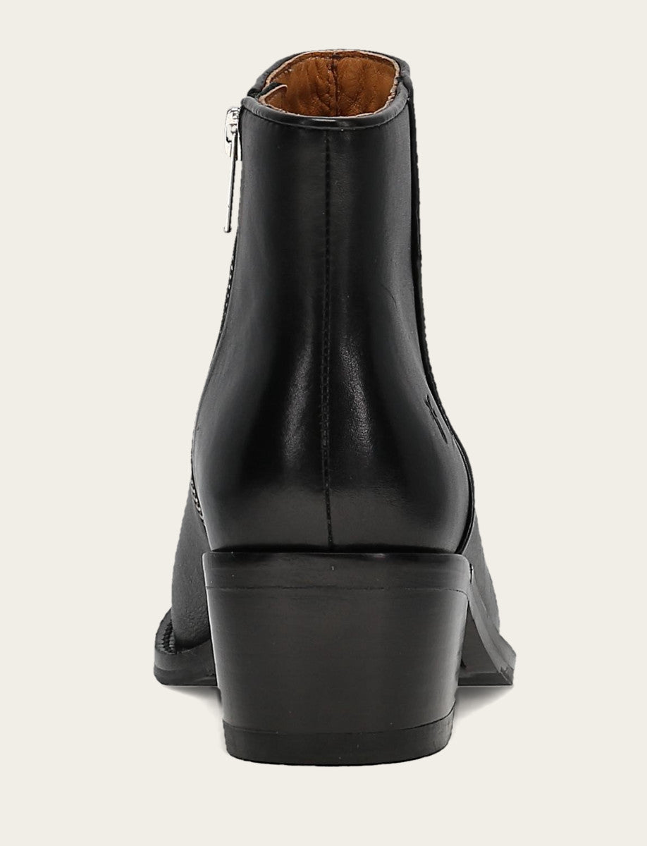 Frye Women's Black Carson 2 Piping Booties Black