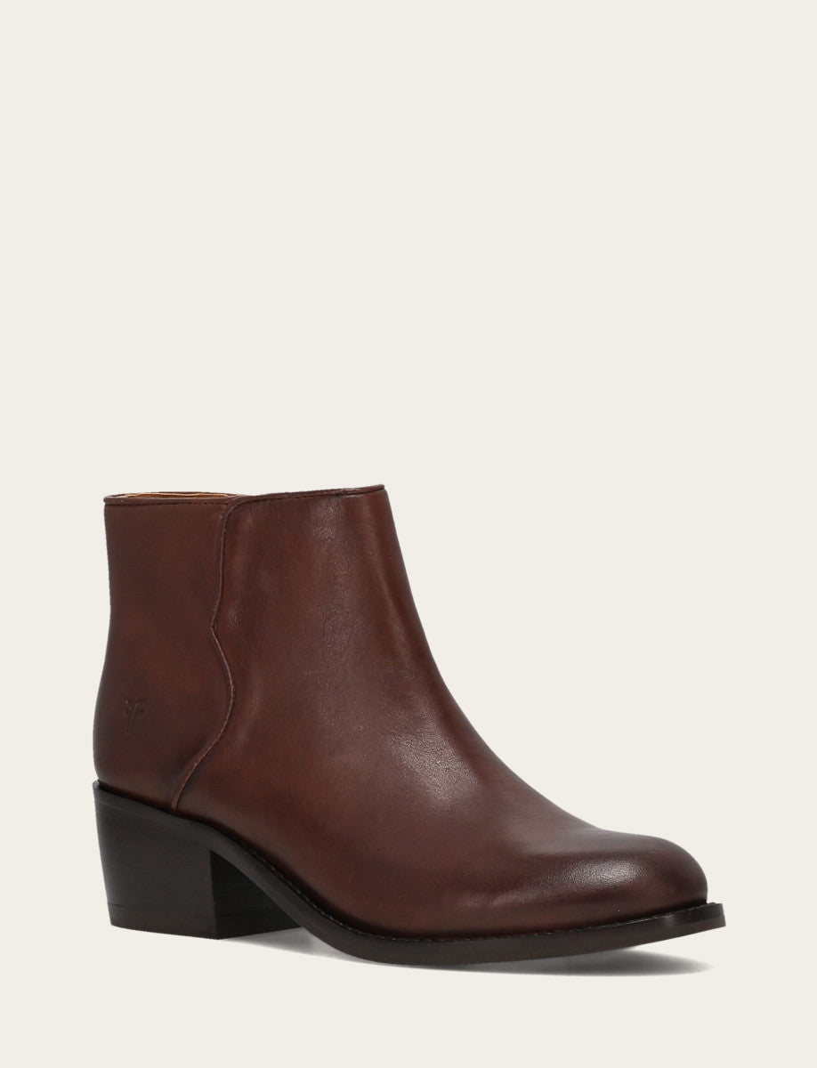 Frye Women's Saddle Carson 2 Piping Booties Saddle