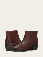 Frye Women's Saddle Carson 2 Piping Booties Saddle