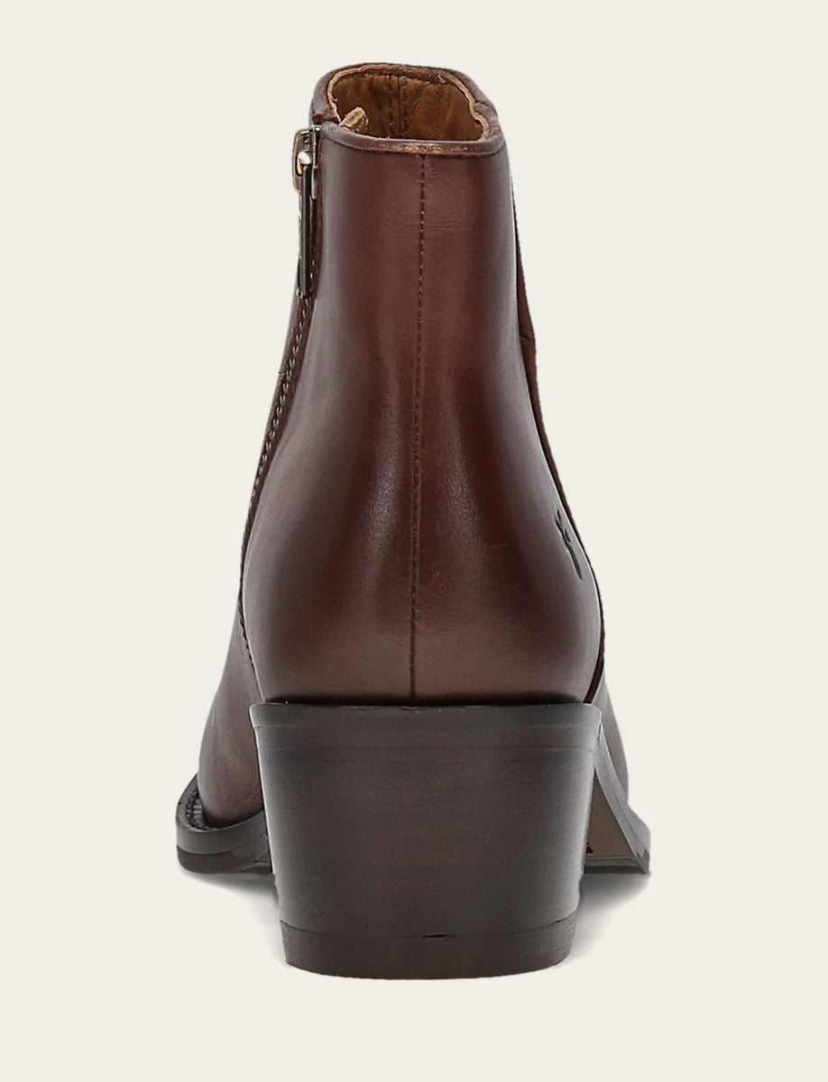 Frye Women's Saddle Carson 2 Piping Booties Saddle