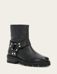 Frye Women's Black Olivia Harness Short Booties Black