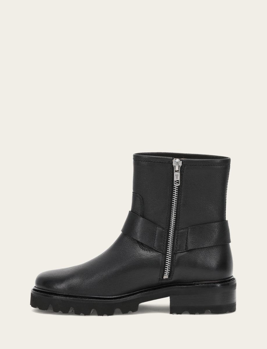 Frye Women's Black Olivia Harness Short Booties Black