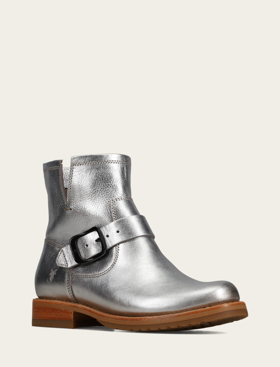 Frye Women's Silver Veronica Flex Booties Silver