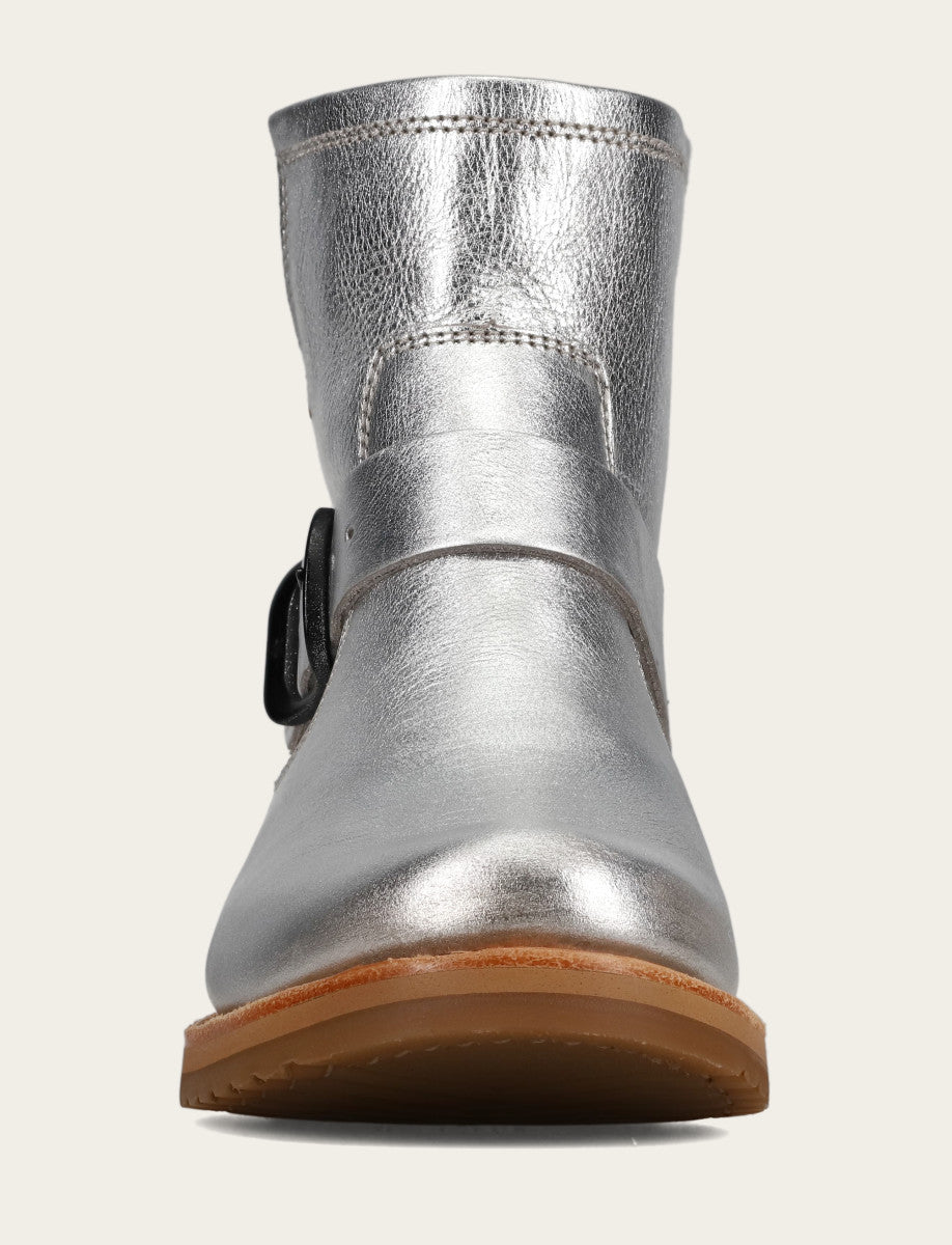 Frye Women's Silver Veronica Flex Booties Silver