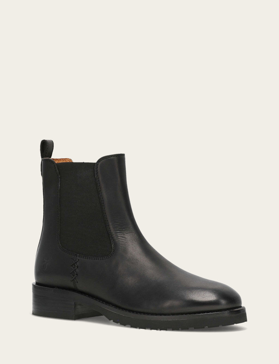 Frye Women's Black Melissa Lug Chelsea Boot Black