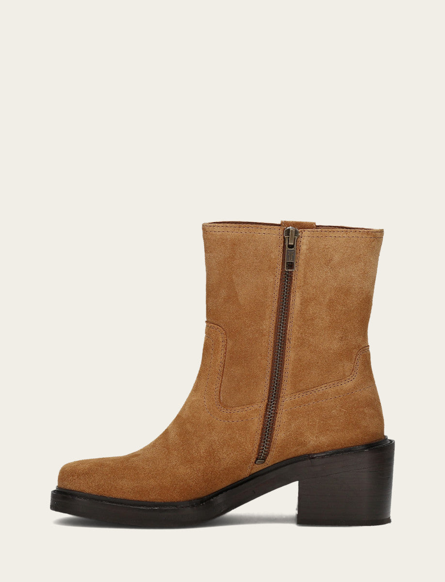 Frye Women's Toffee Kate Short Inside Zip Boot Toffee