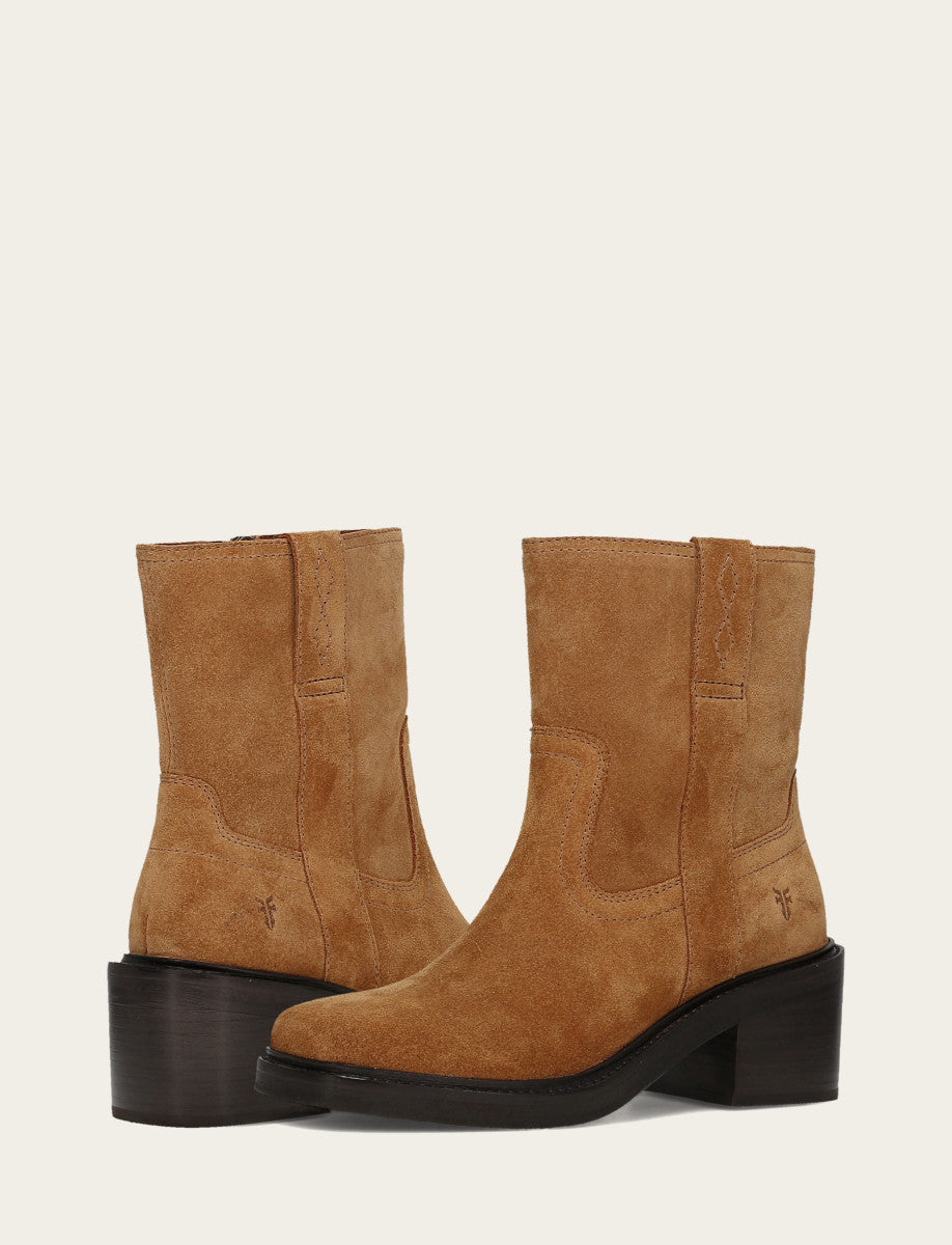 Frye Women's Toffee Kate Short Inside Zip Boot Toffee