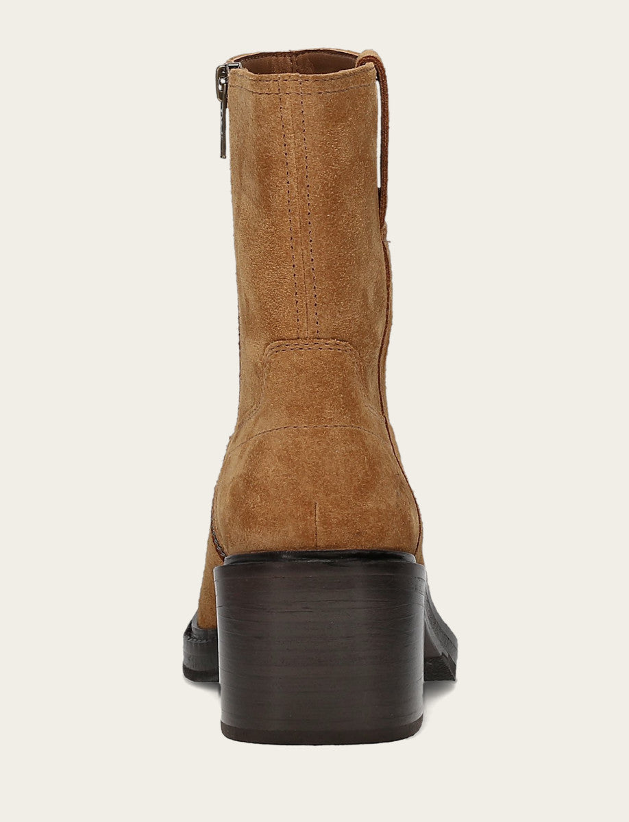 Frye Women's Toffee Kate Short Inside Zip Boot Toffee