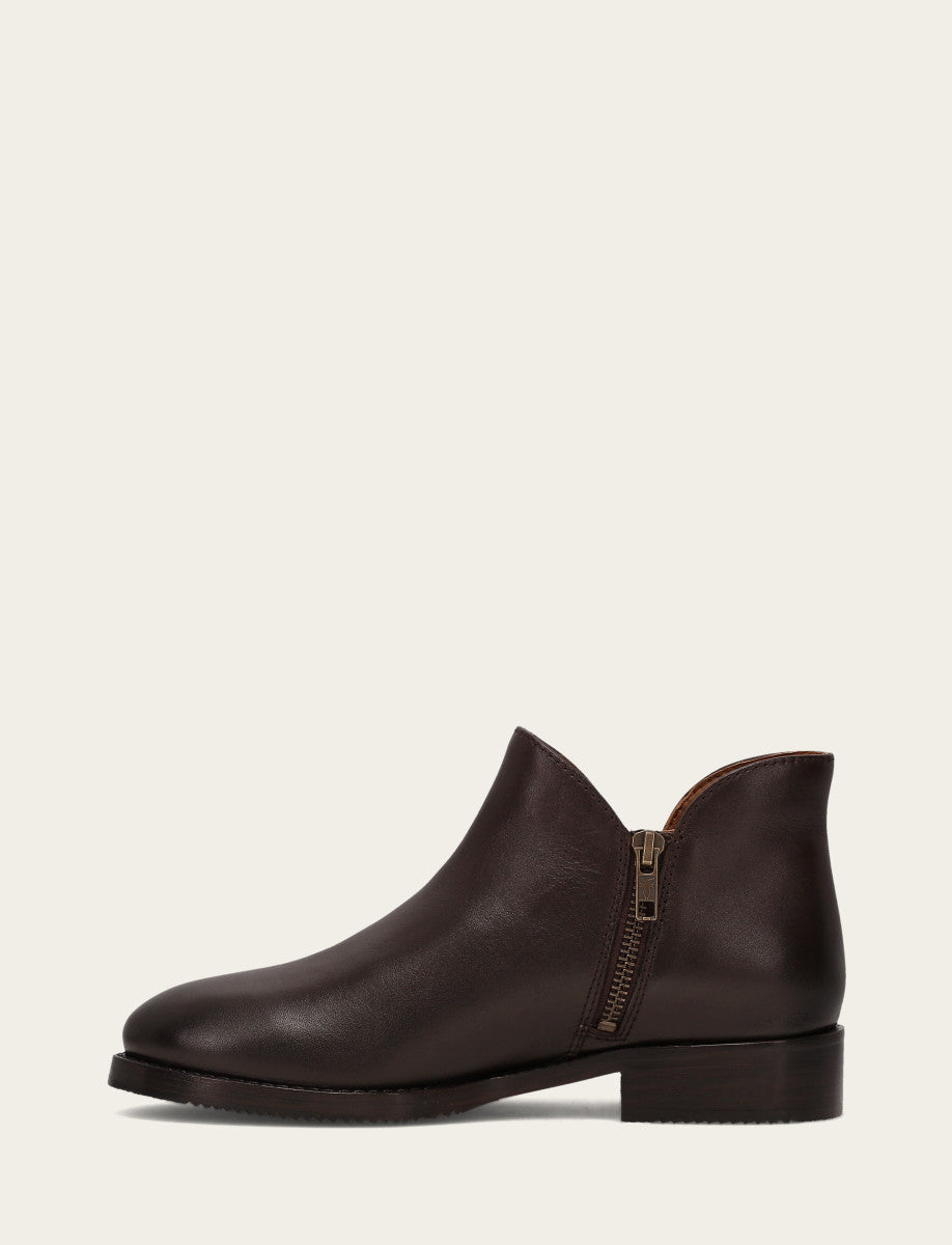 Frye Women's Dark Brown Melissa Shootie 2 Boot Dark Brown