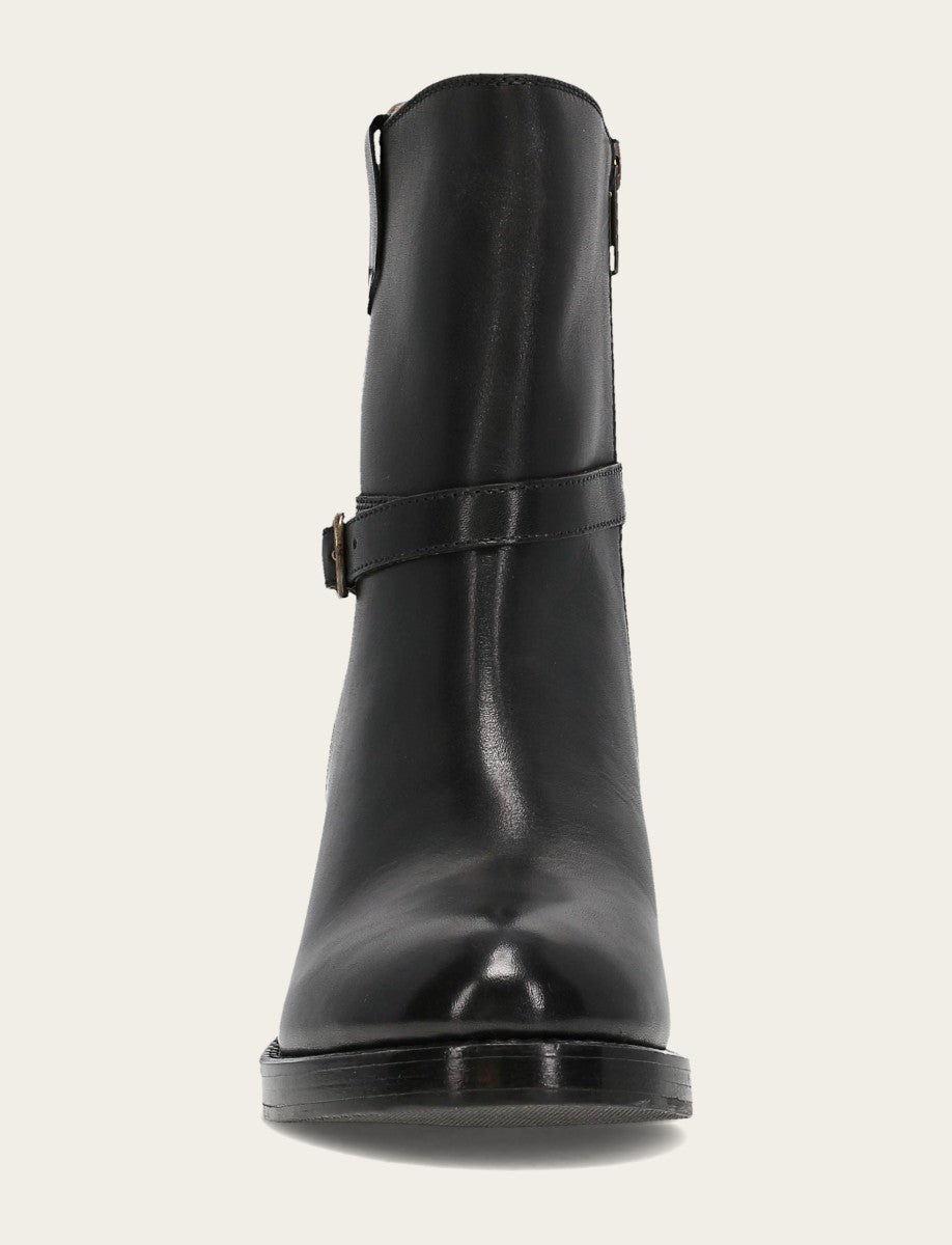 Frye Women's Black Rylee Belted Inside Zip Boot Black