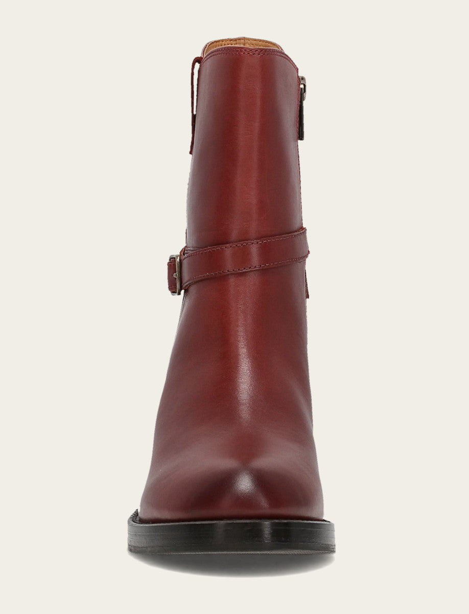 Frye Women's Cranberry Rylee Belted Inside Zip Boot Cranberry