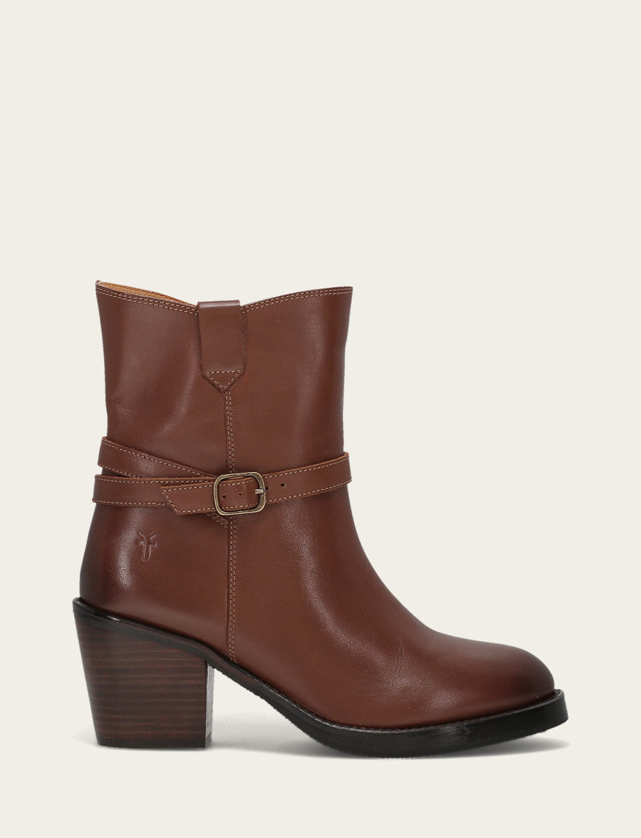 Frye Women's Walnut Rylee Belted Inside Zip Boot Walnut