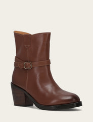 Frye Women's Walnut Rylee Belted Inside Zip Boot Walnut