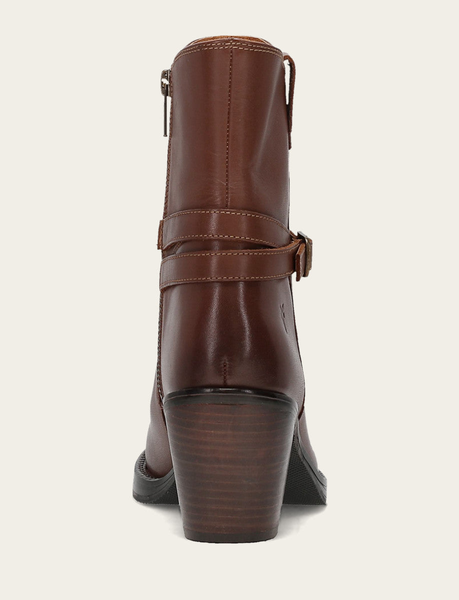 Frye Women's Walnut Rylee Belted Inside Zip Boot Walnut