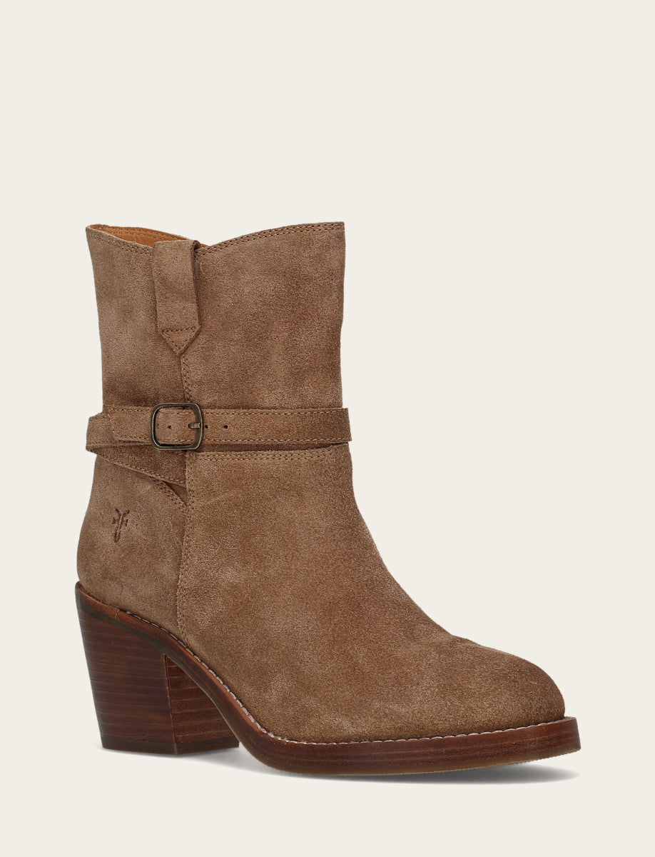 Frye Women's Mushroom Rylee Belted Inside Zip Boot Mushroom