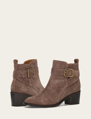 Frye Women's Taupe Piper Booties Taupe