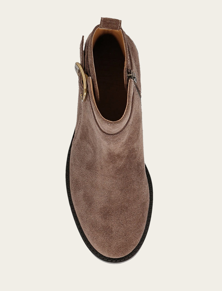 Frye Women's Taupe Piper Booties Taupe