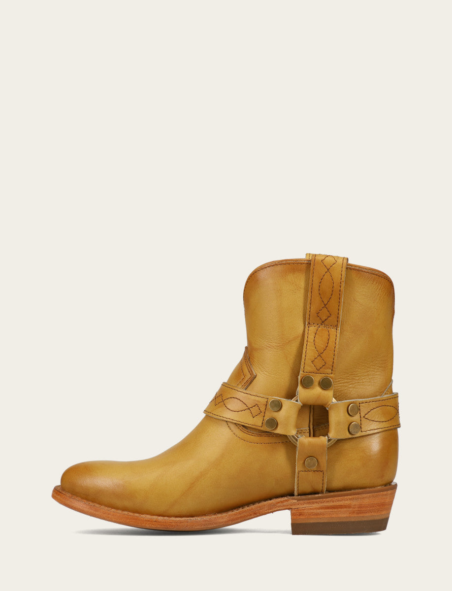 Frye Women's Banana Billy Short Harness Booties Banana