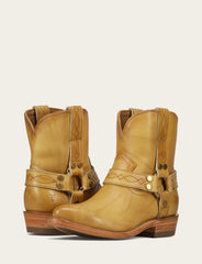 Frye Women's Banana Billy Short Harness Booties Banana
