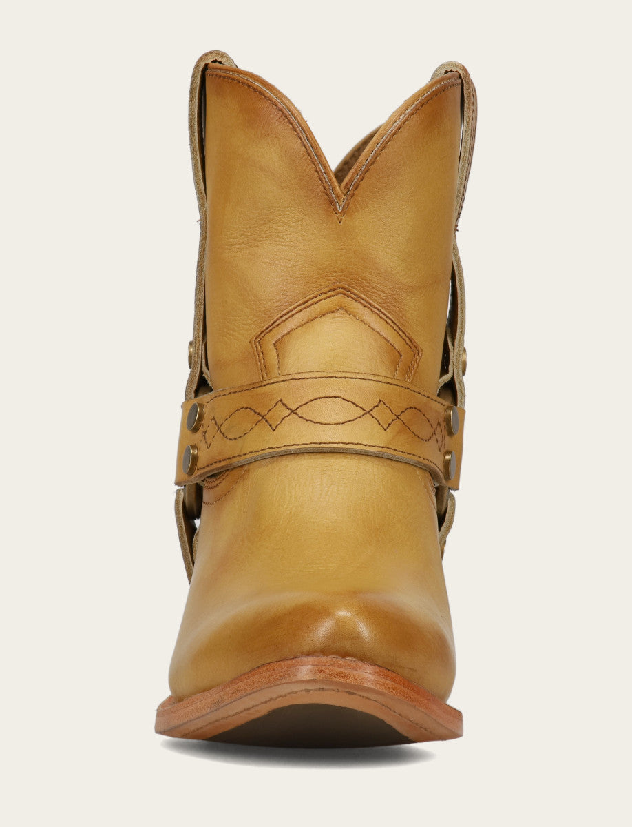 Frye Women's Banana Billy Short Harness Booties Banana