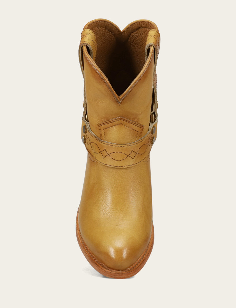 Frye Women's Banana Billy Short Harness Booties Banana
