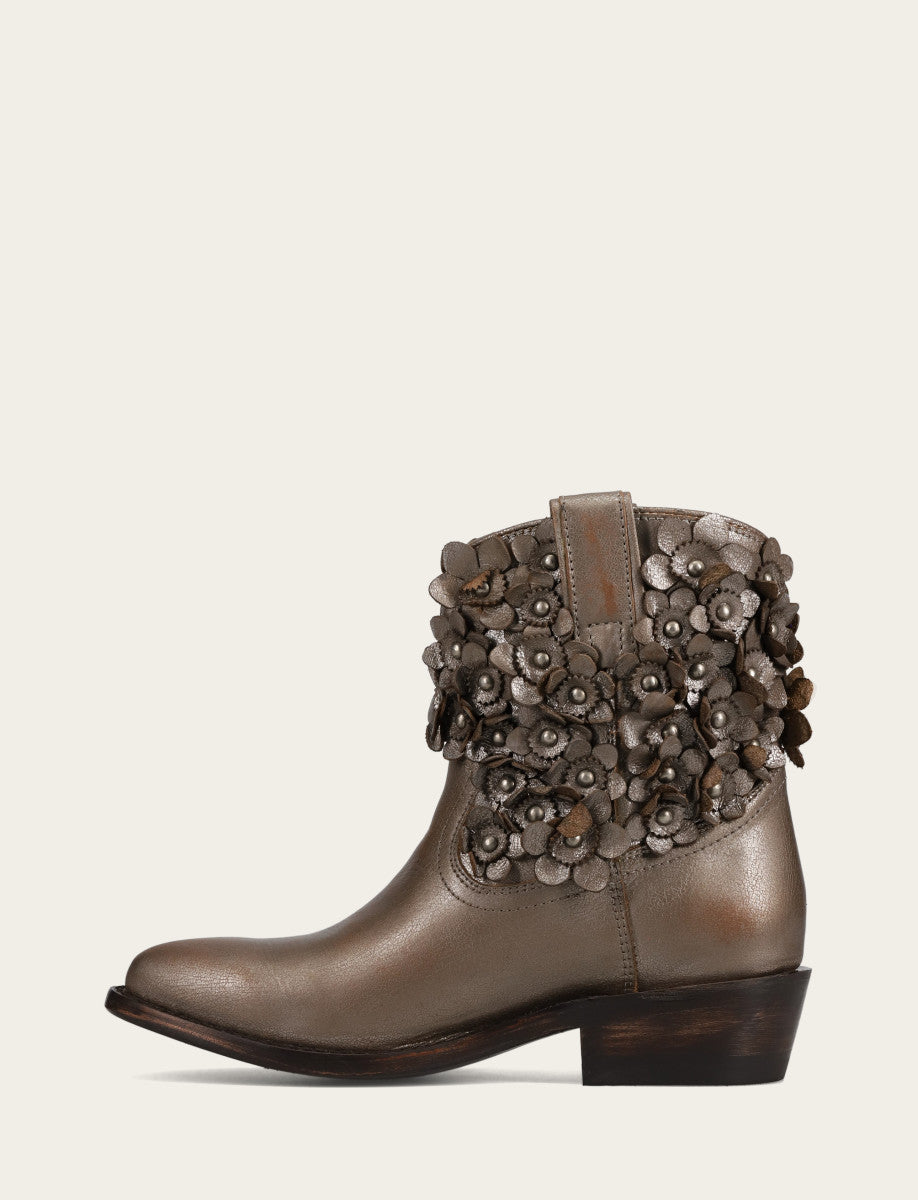 Frye Women's Metallic Stone Billy Flower Boot Metallic Stone