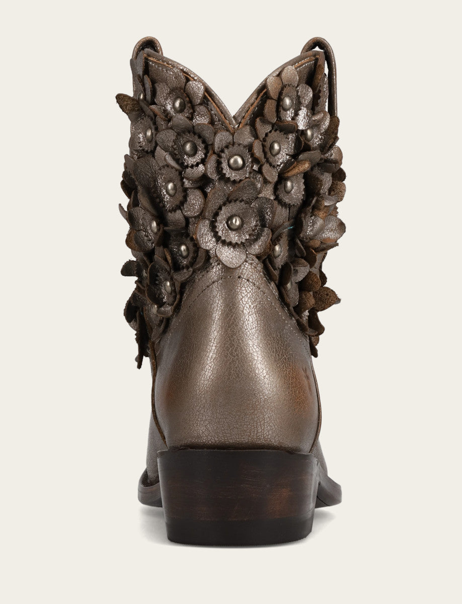 Frye Women's Metallic Stone Billy Flower Boot Metallic Stone