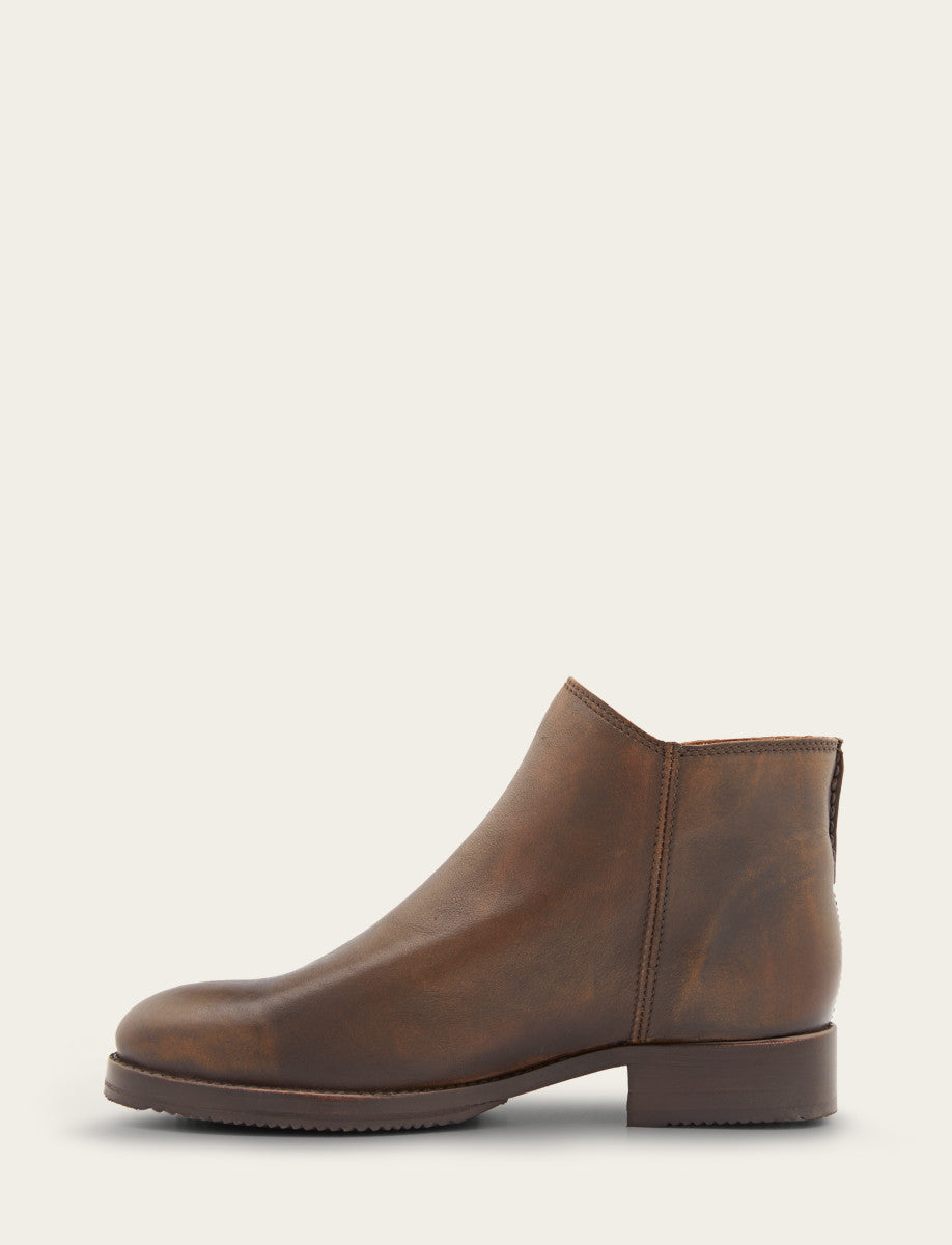 Frye Women's Dark Brown Madison Moto Shooties Dark Brown
