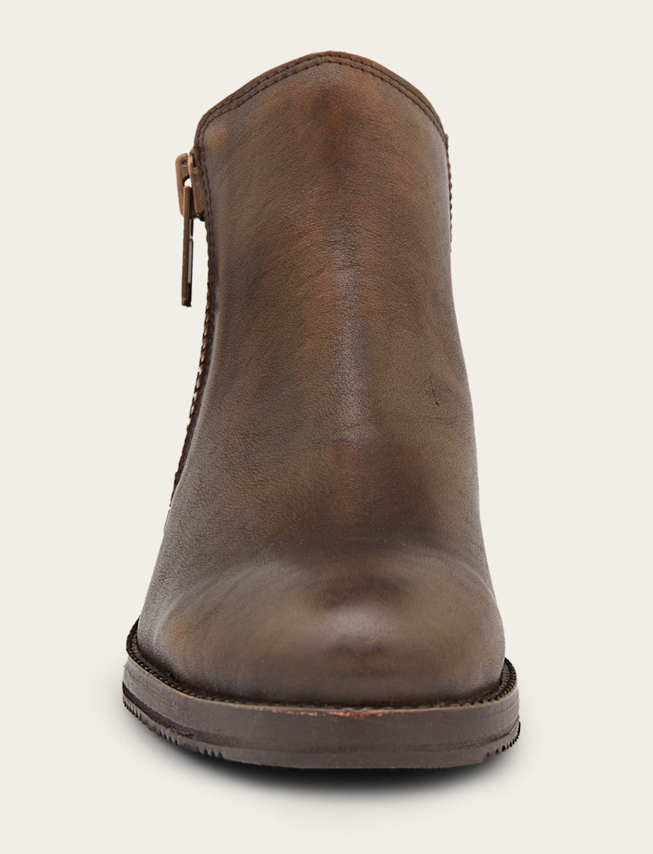 Frye Women's Dark Brown Madison Moto Shooties Dark Brown