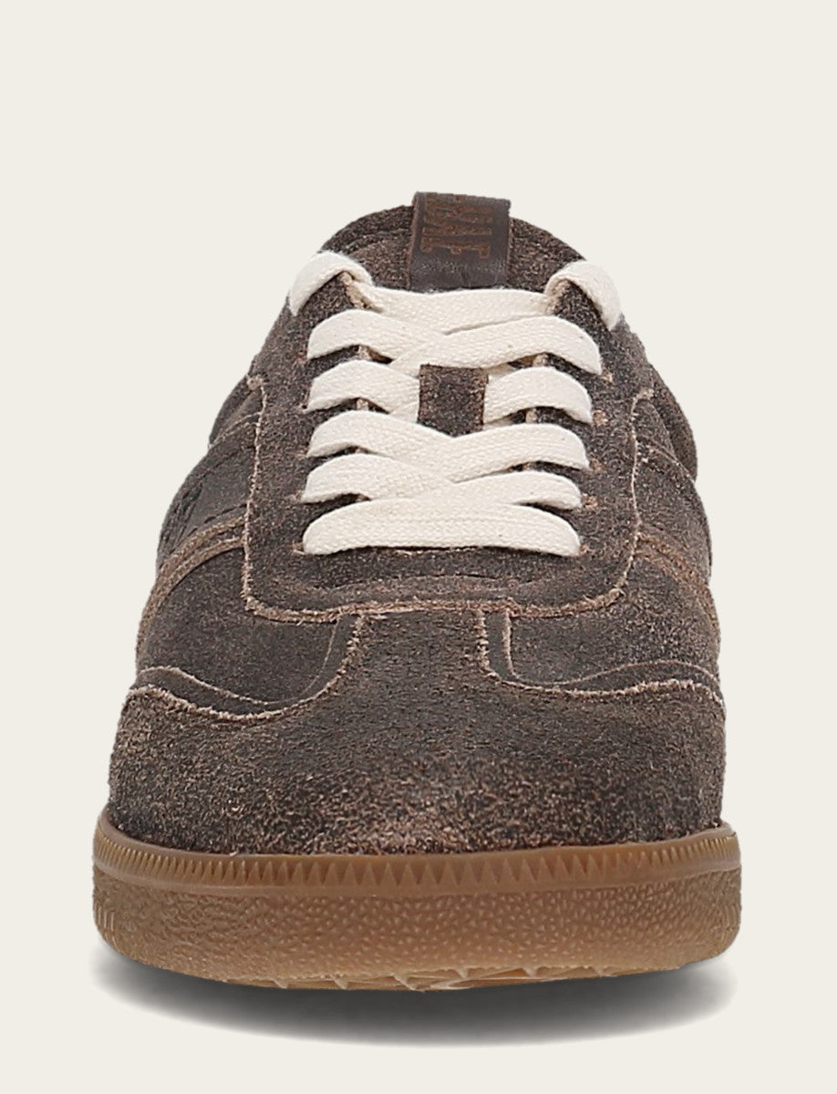 Frye Women's Dark Truffle Milly Low Lace Shearling Sneaker Dark Truffle