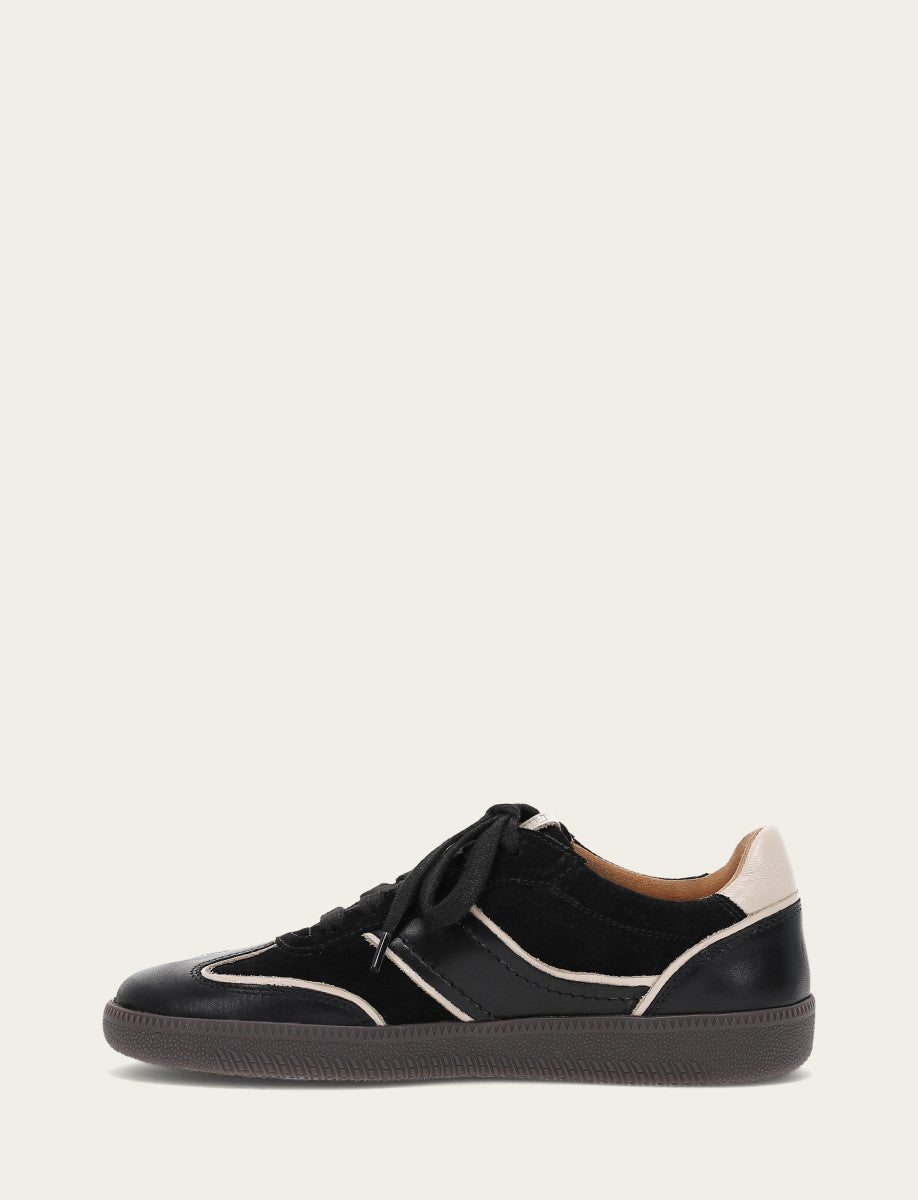 Frye Women's Black Milly Low Lace Sneakers Black