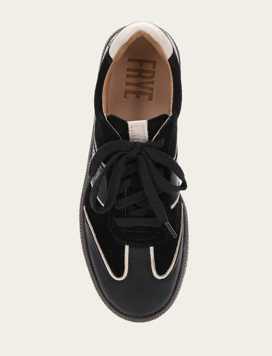 Frye Women's Black Milly Low Lace Sneakers Black