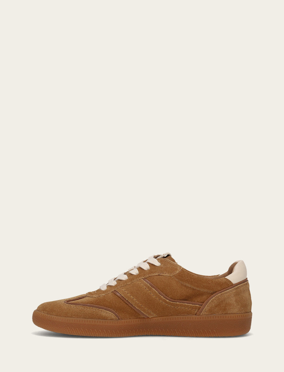 Frye Women's Toffee Milly Low Lace Sneaker Toffee