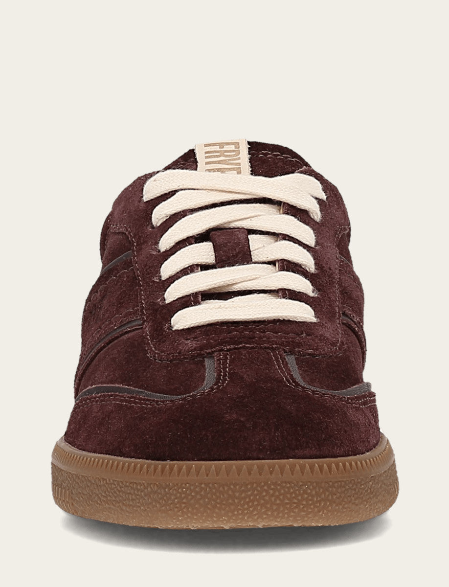 Frye Women's Cherry Lacquer Milly Low Lace Sneaker Cherry Lacquer