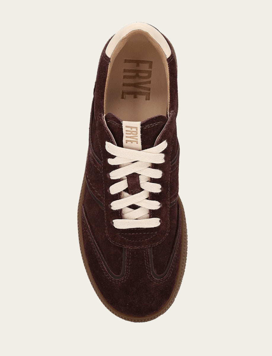 Frye Women's Cherry Lacquer Milly Low Lace Sneaker Cherry Lacquer