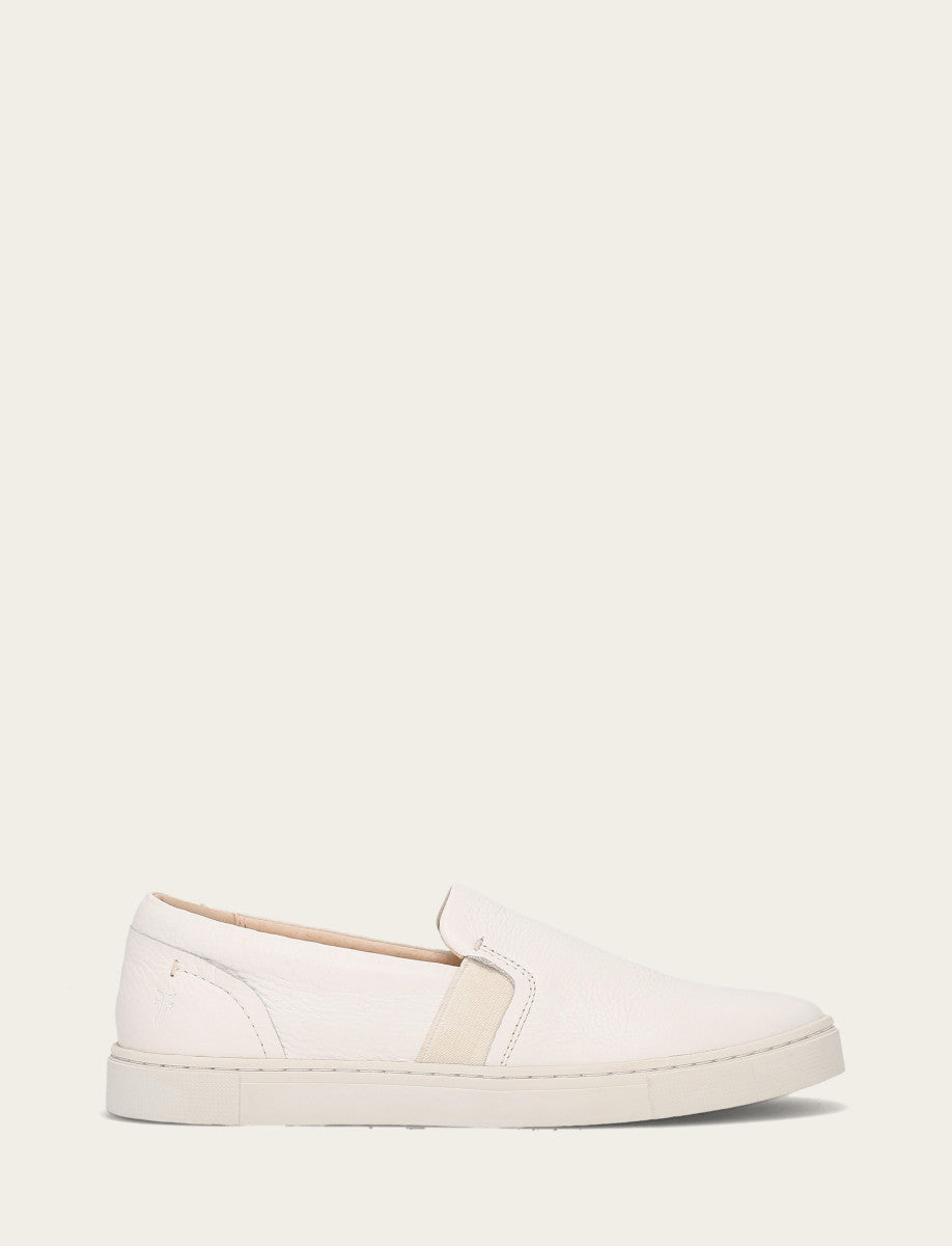 Frye Women's White Ivy Slip On Sneakers White