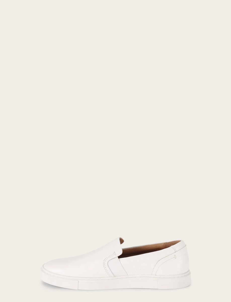 Frye Women's White Ivy Slip On Sneakers White