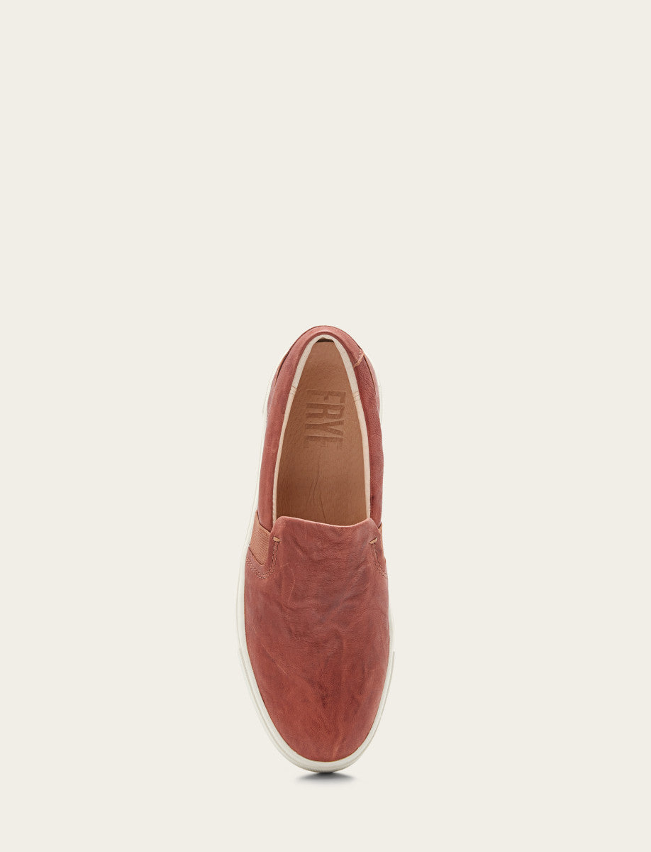 Frye Women's Cognac Ivy Slip On Sneakers Cognac