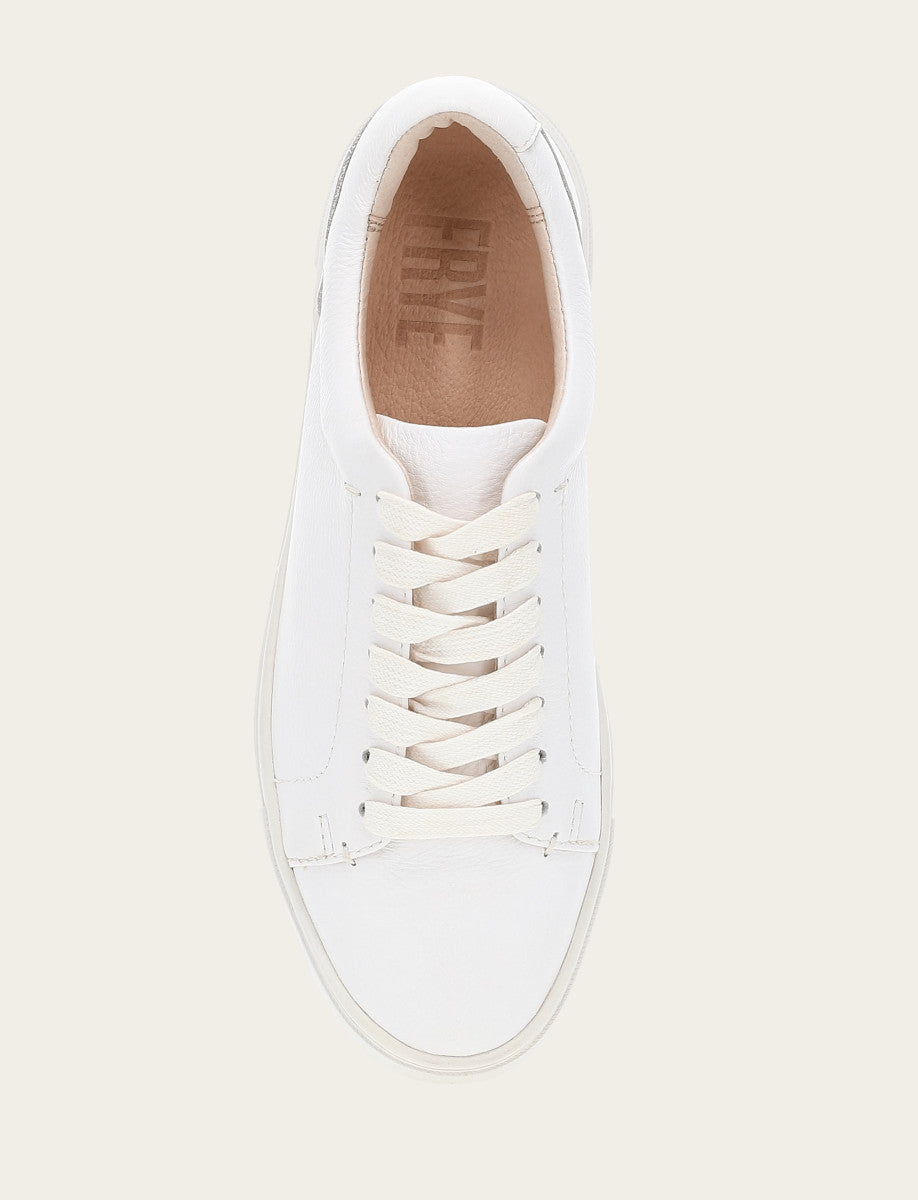 Frye Women's White Ivy Low Lace Sneakers White