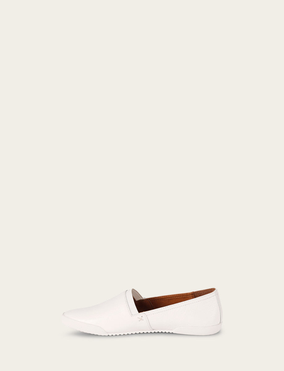 Frye Women's White Melanie Slip On Sneakers White