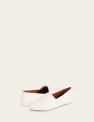 Frye Women's White Melanie Slip On Sneakers White