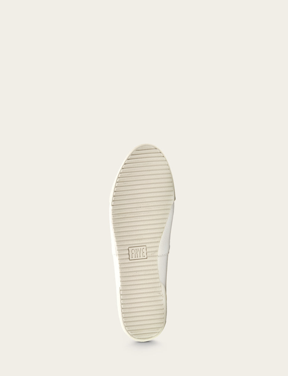 Frye Women's White Melanie Slip On Sneakers White